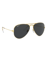 Aviator Classic Polarised Sunglasses in Gold