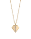 Aztek Kite Necklace in Gold