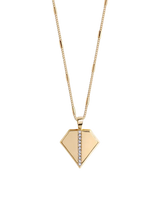 Aztek Kite Necklace in Gold