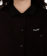 The Volcom Womens Servistone Shirt in Black