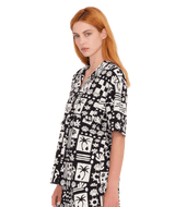 The Volcom Womens Sunny Wild Shirt in Black