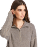 The Volcom Womens Sun of Sand Sweatshirt in Dark Grey