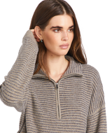 The Volcom Womens Sun of Sand Sweatshirt in Dark Grey