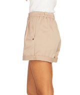 The Volcom Womens Frochi Walkshorts in Taupe