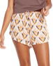 The Volcom Womens Retrospectacle Shorts in Hazelnut