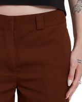 The Volcom Womens Whawhat Chino Trousers in Brown