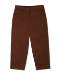 The Volcom Womens Whawhat Chino Trousers in Brown