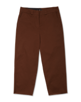 The Volcom Womens Whawhat Chino Trousers in Brown