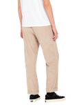 The Volcom Womens Stone Street Trousers in Light Khaki