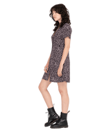 The Volcom Womens Stormy Tropix Dress in Black