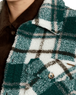 The Volcom Womens Silent Sherpa Jacket in Dark Pine