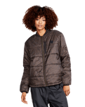 The Volcom Womens Puff Off Jacket in Espresso