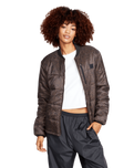 The Volcom Womens Puff Off Jacket in Espresso