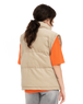 The Volcom Womens Cord'n Puff Jacket in Khaki