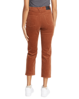 The Volcom Womens Stoned Straight Trousers in Nutmeg