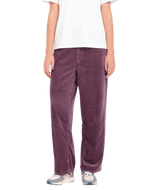 The Volcom Womens Weellow Cord Trousers in Vintage Violet