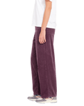 The Volcom Womens Weellow Cord Trousers in Vintage Violet