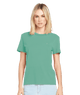 The Volcom Womens Solid Stone T-Shirt in Sea Green