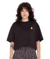 The Volcom Womens Tetsunori 1 T-Shirt in Black