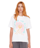 The Volcom Womens Tetsunori 2 T-Shirt in White