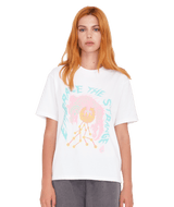 The Volcom Womens Tetsunori 2 T-Shirt in White