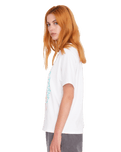 The Volcom Womens Tetsunori 2 T-Shirt in White