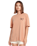 The Volcom Womens Stones Throw T-Shirt in Clay