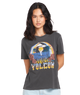 The Volcom Womens Lock It Up Tee in Black