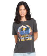 The Volcom Womens Lock It Up Tee in Black