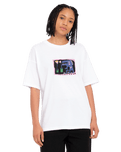 The Volcom Womens Ride The Tee T-Shirt in White