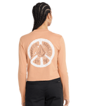 The Volcom Womens Pocket Dial Long Sleeve T-Shirt in Clay