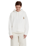 The Volcom Womens Thomas Hooper Hoodie in Star White