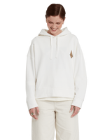 The Volcom Womens Thomas Hooper Hoodie in Star White