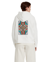 The Volcom Womens Thomas Hooper Hoodie in Star White