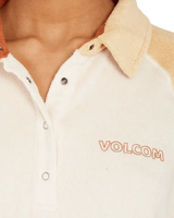 The Volcom Womens Mioumeow Fleece in Sand