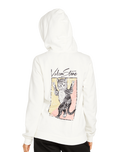 The Volcom Womens Truly Deal Hoodie in Star White