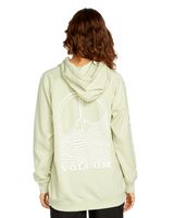 The Volcom Womens Truly Stoked Hoodie in Sage