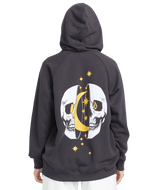 The Volcom Womens Truly Stoked Hoodie in Vintage Black