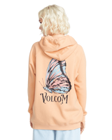 The Volcom Womens Truly Stoked Hoodie in Clay