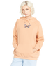 The Volcom Womens Truly Stoked Hoodie in Clay