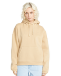 The Volcom Womens Stone Heart II Hoodie in Khaki