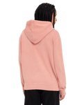 The Volcom Womens Spikstone Pullover Hoodie in Mauve Rose