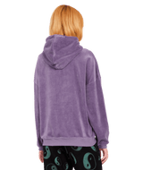 The Volcom Womens Stone Heart Up Hoodie in Vintage Violet