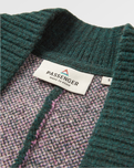 The Passenger Womens Vista Recycled Knitted Cardigan in Rain Forest