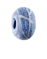 The Nalu Beads Polperro Bead in Blue & White