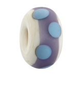 The Nalu Beads Mawgan Porth Bead in Purple & Blue