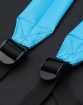 The Bulldog Bodyboard Bag in Black & Cyan