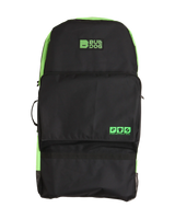 The Bulldog Bodyboard Bag in Black & Neon Green