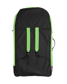 The Bulldog Bodyboard Bag in Black & Neon Green