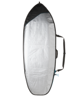 The Bulldog Essential 5mm Fish Surfboard Bag in Grey & Cyan